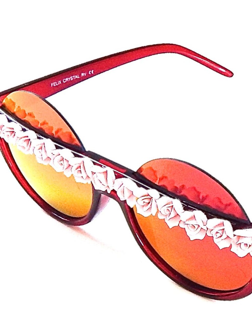 GASOLINE GLAMOUR CHEROKEE ROSE ACID PEEKABOO GLASSES 🌸🌹🌸